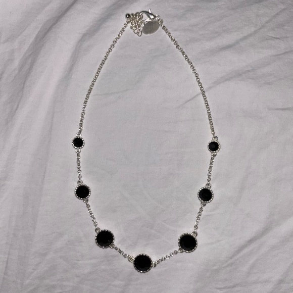White House Black Market Black and Silver Necklace Set - Picture 2 of 9